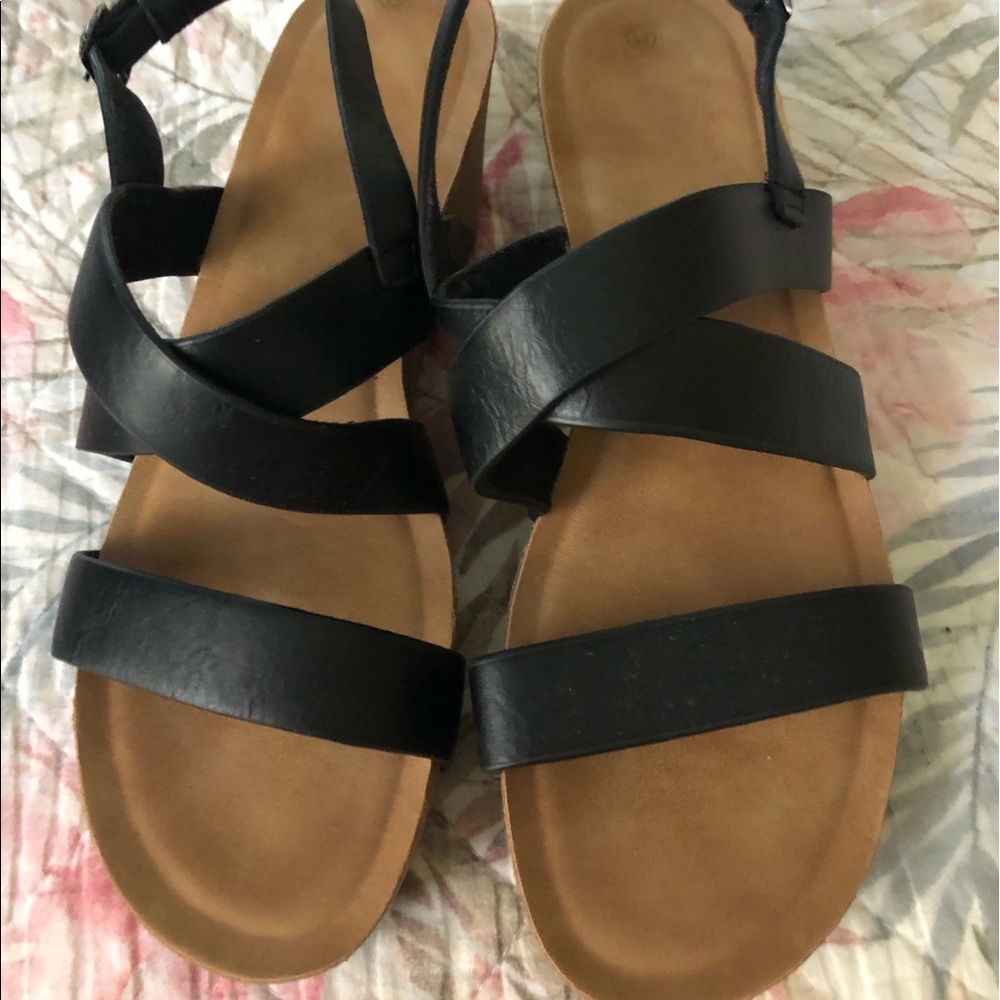 Black sandals